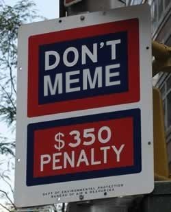 Don't Meme $350 Penalty
